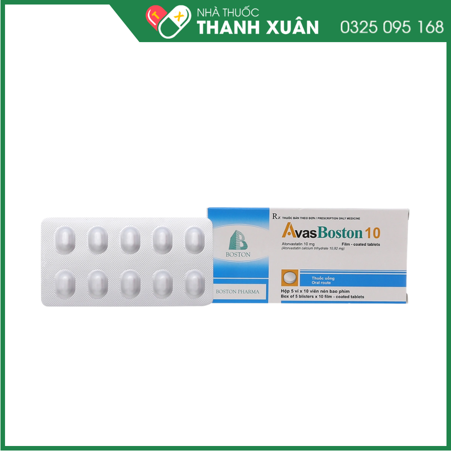 AvasBoston 10 điều trị rối loạn mỡ máu